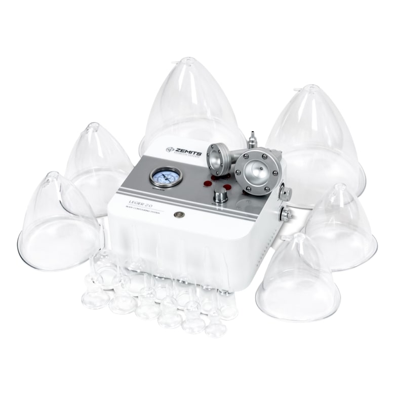 Zemits Leger 2.0 Vacuüm Cupping Systeem met XXL Cups in Set